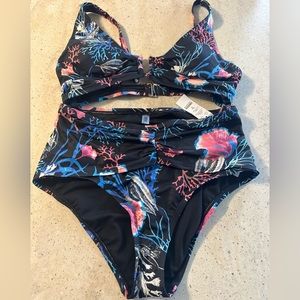 White House black market tropical bikini